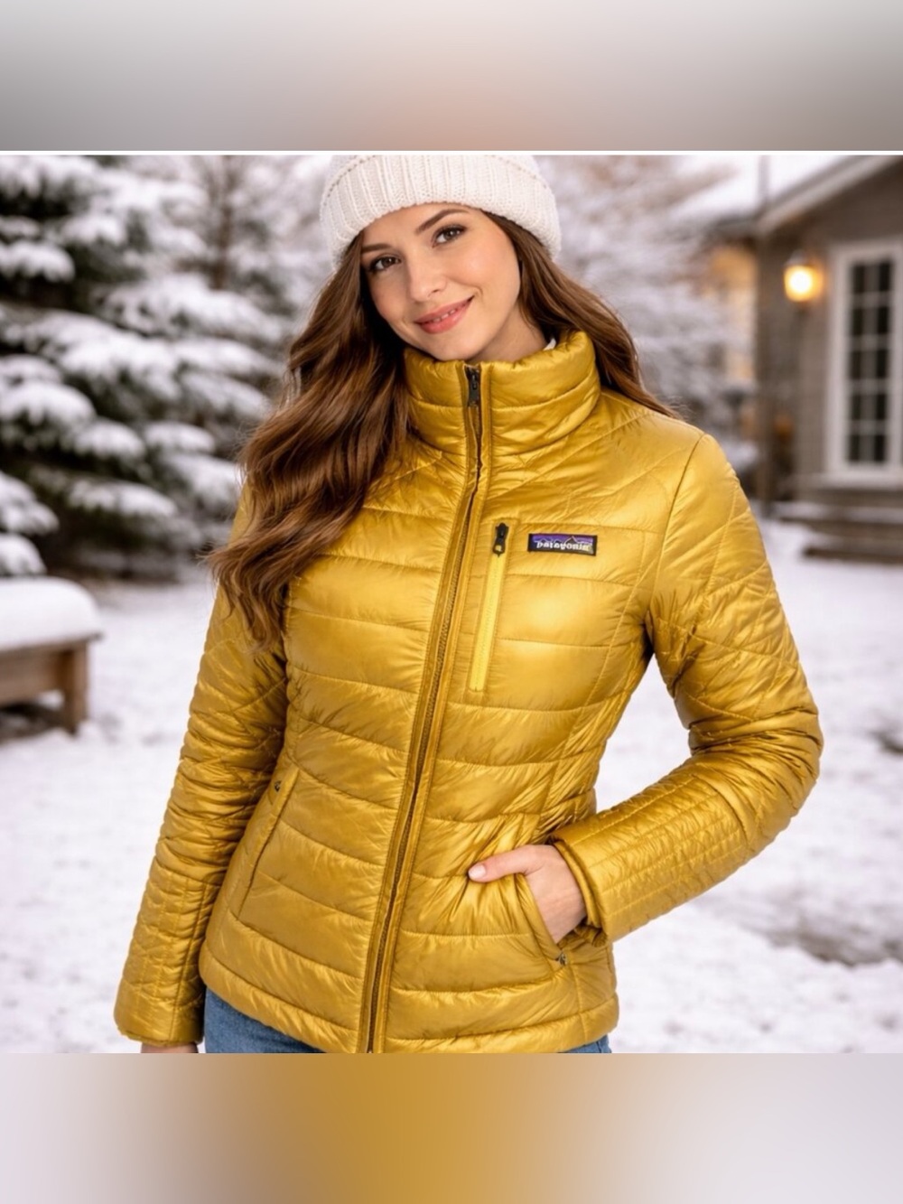 Patagonia RARE Women's Radalie Jacket Buckwheat Gold Size Medium
